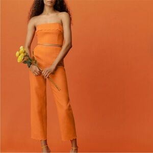 Reformation Lizzi Linen Top and Liam Linen Pants